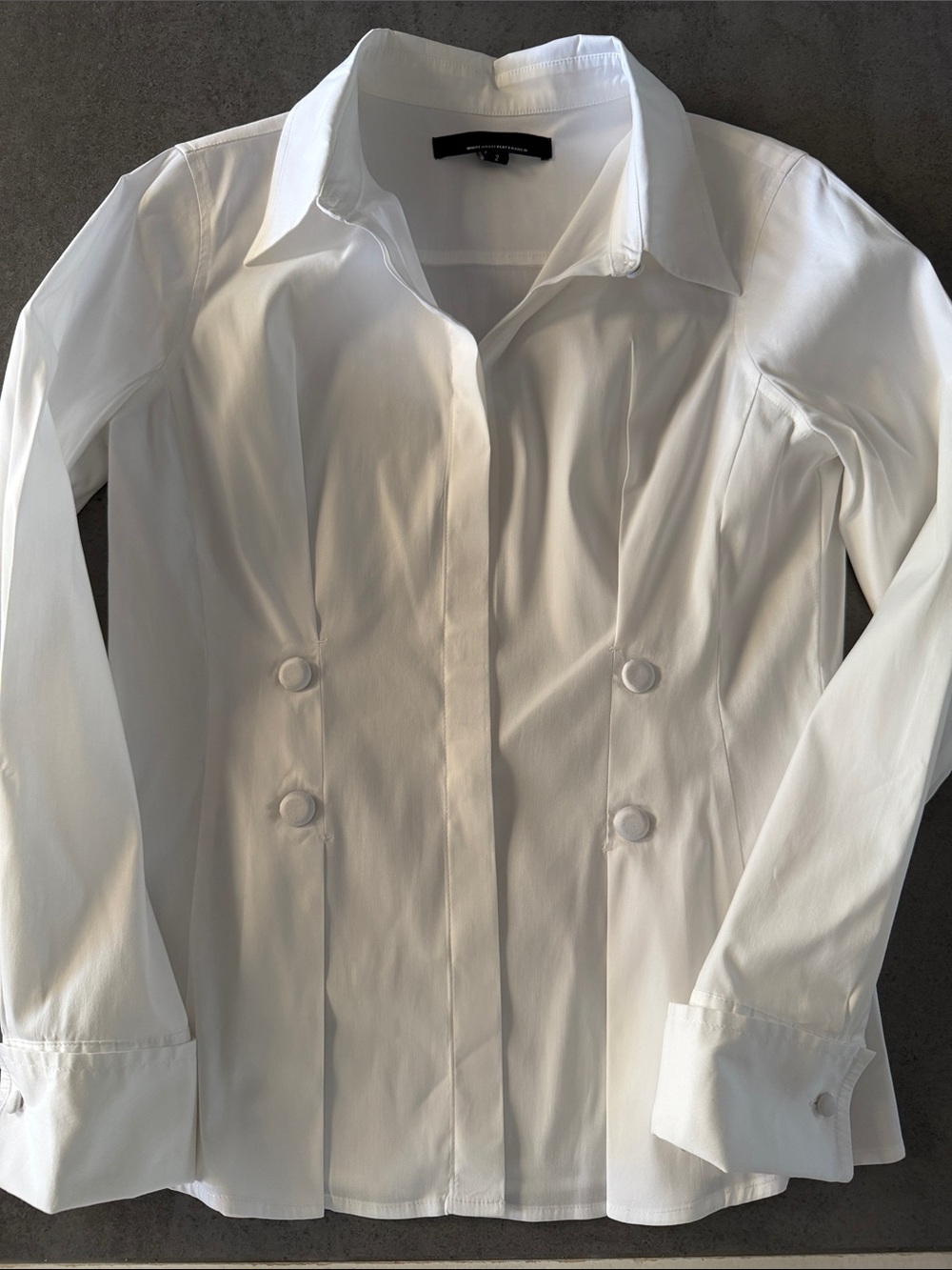 WHBM Seamed Buttondown Shirt